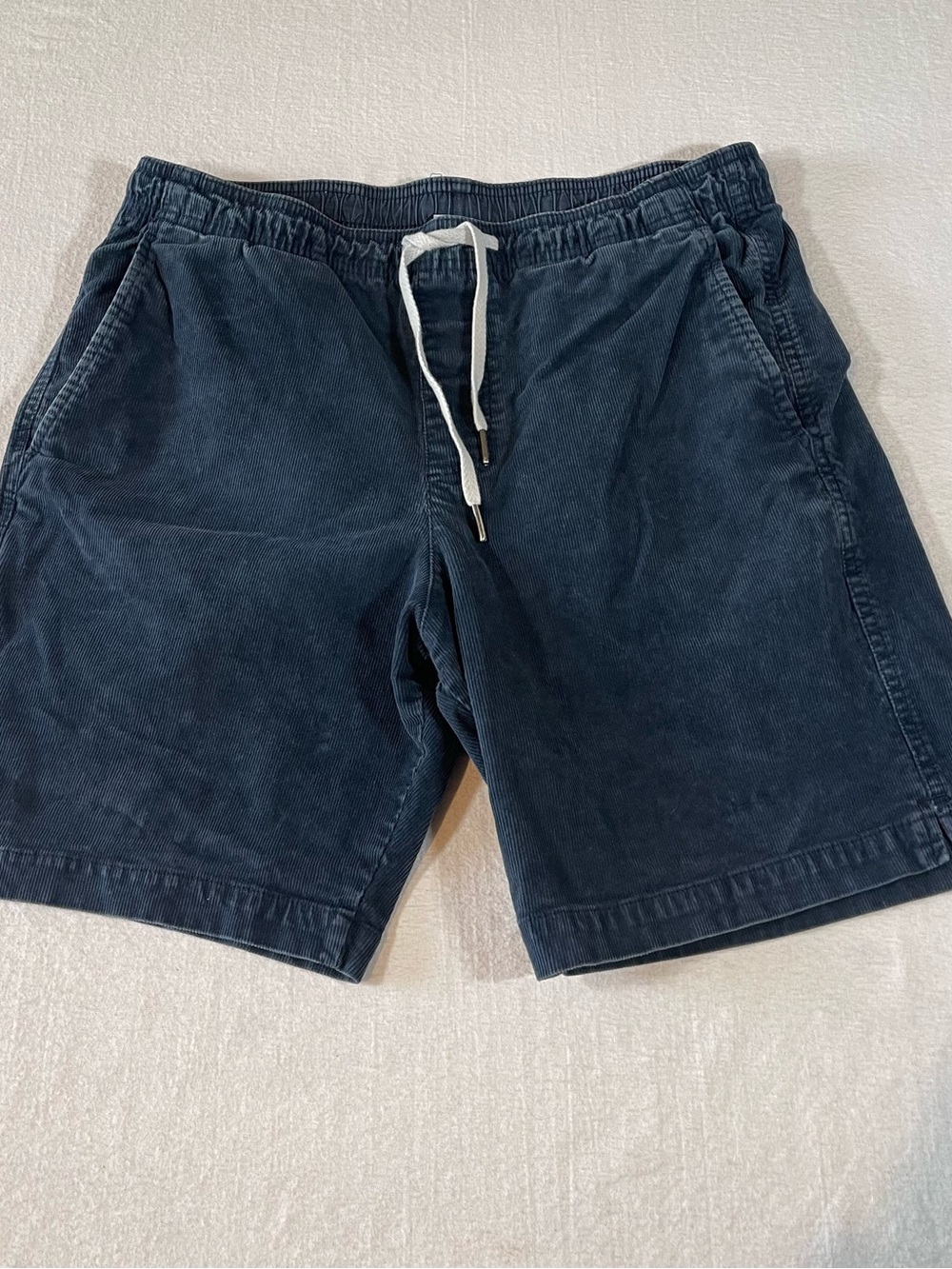 GAP Corduroy Men's Dark Navy Drawstring Cotton Shorts